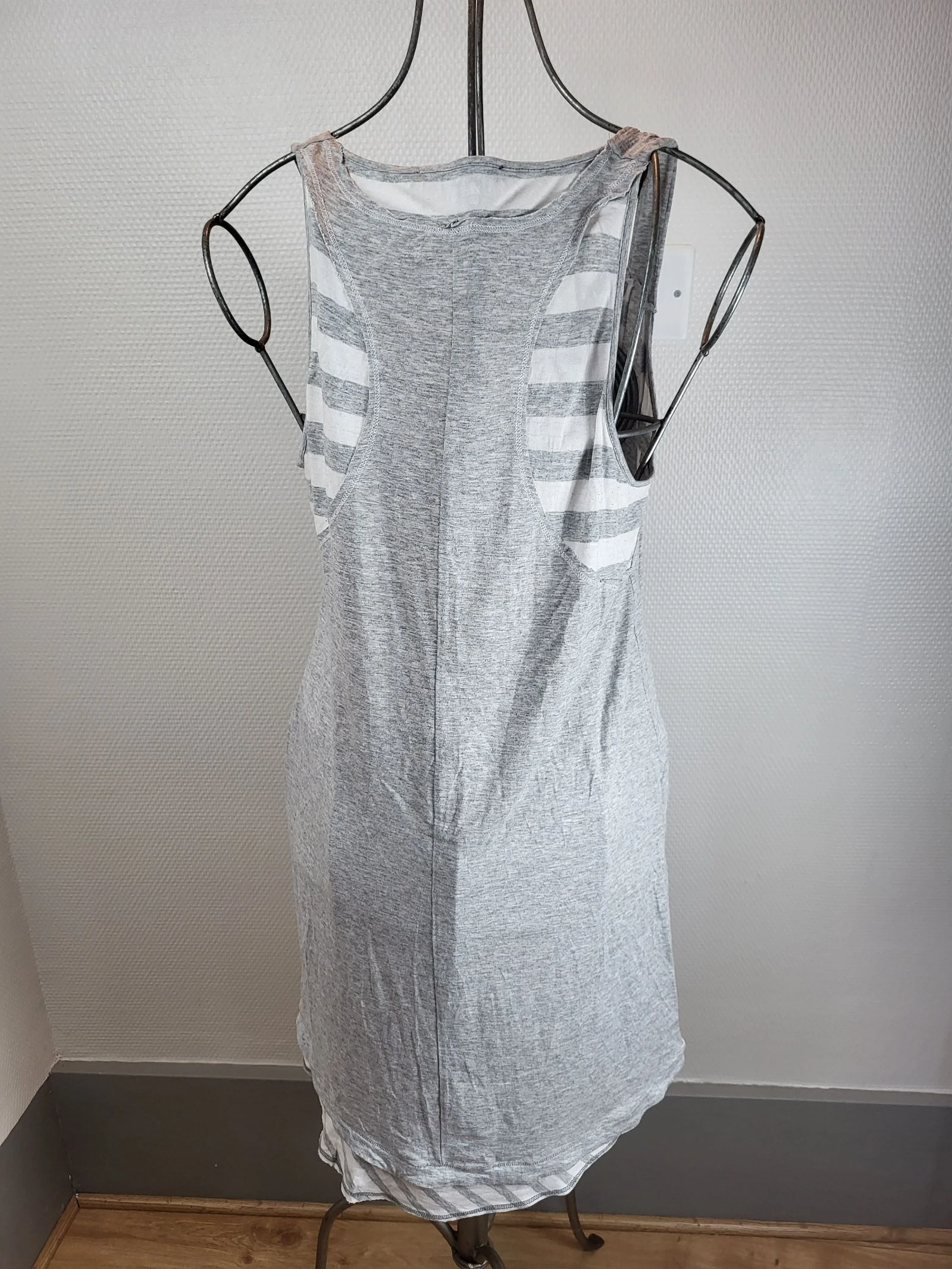Robe courte / Tunique fluide effet superposé Mado et les Autres – Taille 2 (38/40) – photo 2